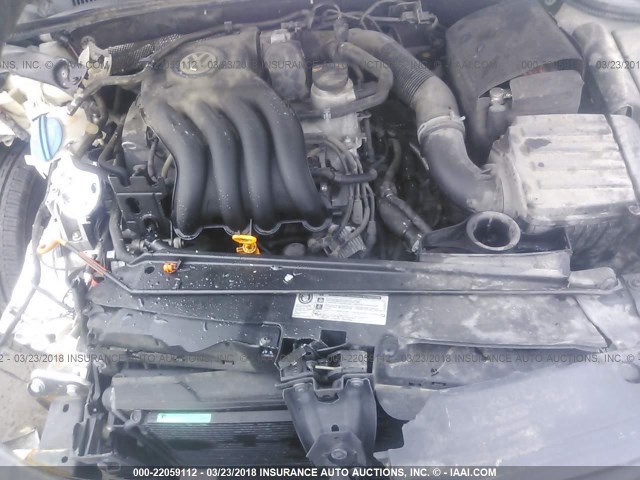 3VW2K7AJ0BM374477 - 2011 VOLKSWAGEN JETTA S 白色 照片 10