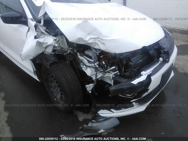 3VW2K7AJ0BM374477 - 2011 VOLKSWAGEN JETTA S 白色 照片 6