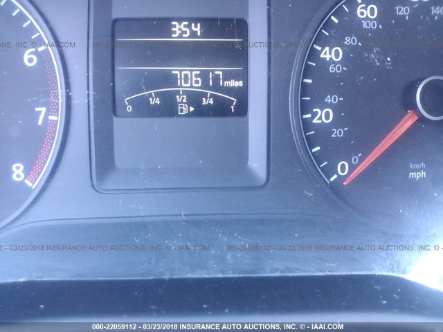 3VW2K7AJ0BM374477 - 2011 VOLKSWAGEN JETTA S 白色 照片 7