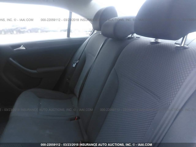 3VW2K7AJ0BM374477 - 2011 VOLKSWAGEN JETTA S 白色 照片 8