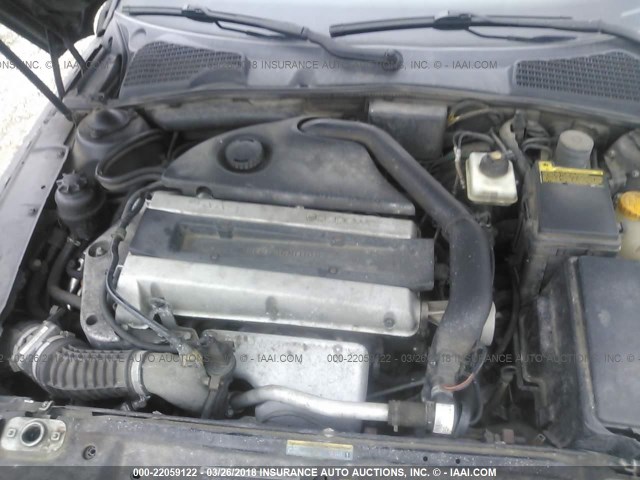 YS3ED49G563512032 - 2006 SAAB 9-5 BLACK photo 10