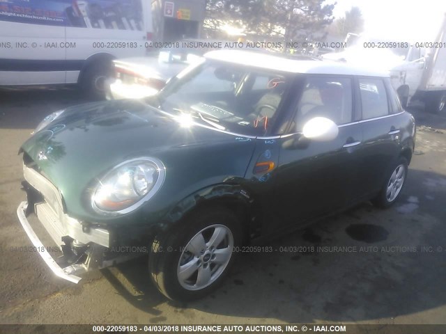WMWXU1C56J2F79467 - 2018 MINI COOPER GREEN photo 2