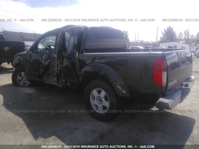 1N6AD07U45C451470 - 2005 NISSAN FRONTIER CREW CAB LE/SE/OFF ROAD BLACK photo 3