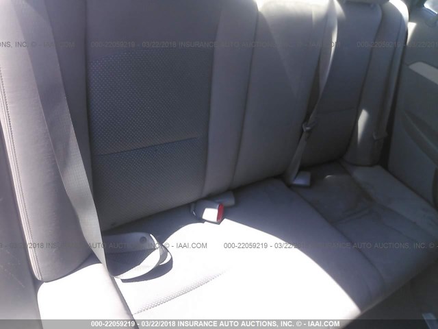 1G1ZC5EUXCF122611 - 2012 CHEVROLET MALIBU 1LT SILVER photo 8