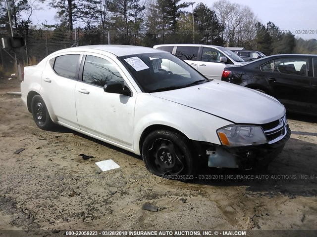 1B3BD4FB5BN549083 - 2011 DODGE AVENGER EXPRESS 白色 照片 1