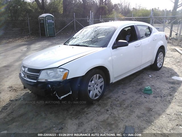1B3BD4FB5BN549083 - 2011 DODGE AVENGER EXPRESS 白色 照片 2