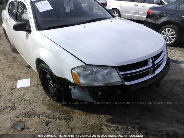 1B3BD4FB5BN549083 - 2011 DODGE AVENGER EXPRESS 白色 照片 6