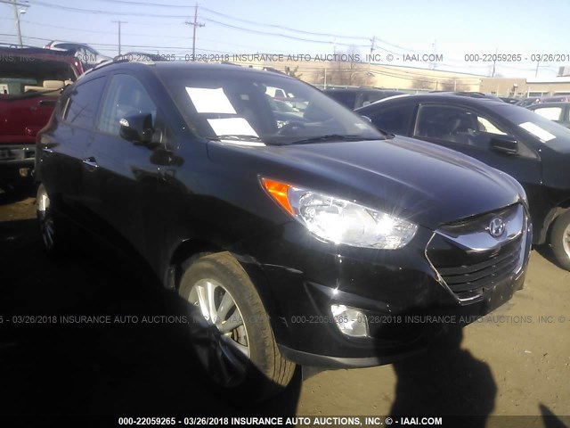 KM8JUCAC1CU424542 - 2012 HYUNDAI TUCSON GLS/LIMITED BLACK photo 1