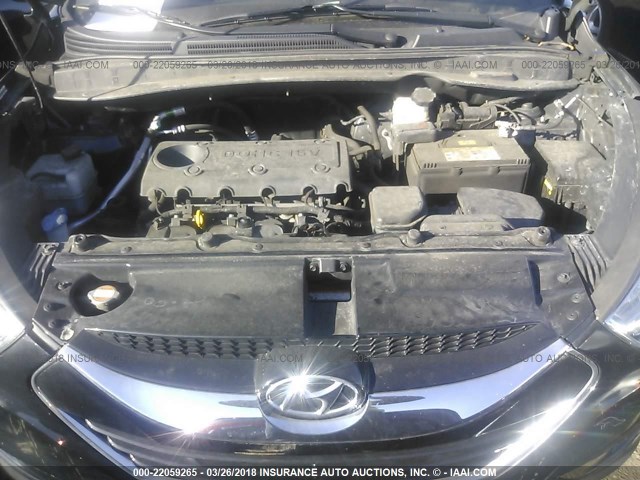 KM8JUCAC1CU424542 - 2012 HYUNDAI TUCSON GLS/LIMITED 黑色 照片 10