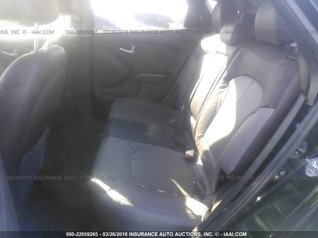 KM8JUCAC1CU424542 - 2012 HYUNDAI TUCSON GLS/LIMITED 黑色 照片 8