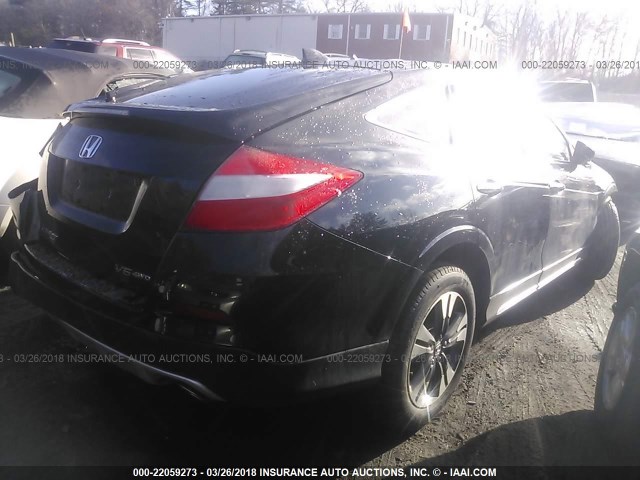 5J6TF2H58FL000885 - 2015 HONDA CROSSTOUR EXL BLACK photo 4