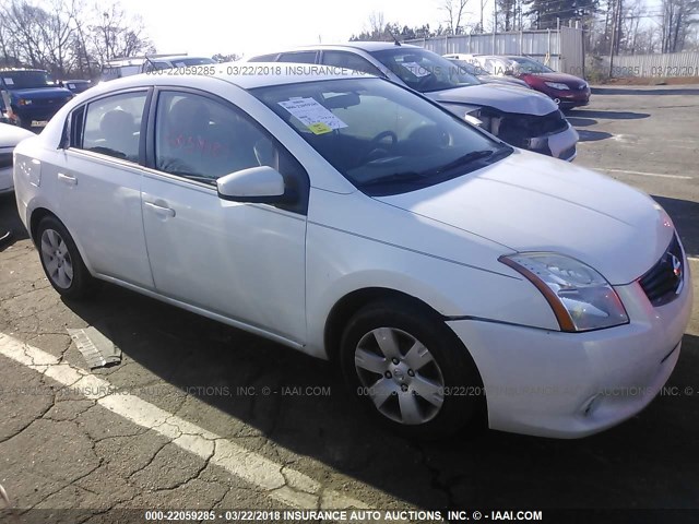 3N1AB6AP8AL682680 - 2010 NISSAN SENTRA 2.0/2.0S/SR/2.0SL WHITE photo 1