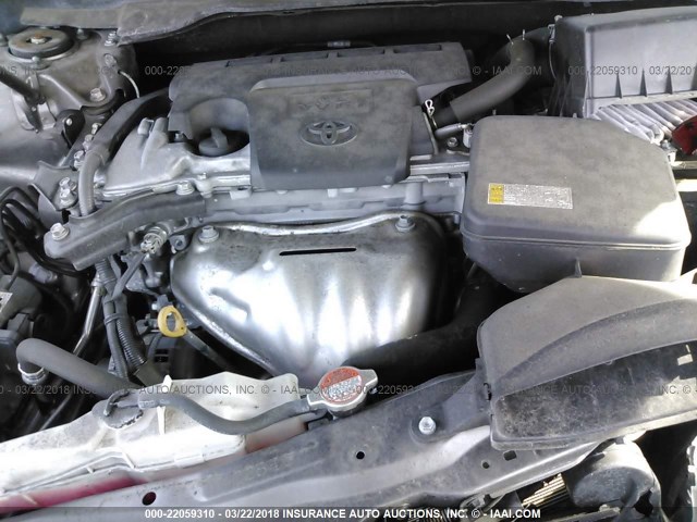 4T4BF1FK9GR522314 - 2016 TOYOTA CAMRY LE/XLE/SE/XSE GRAY photo 10