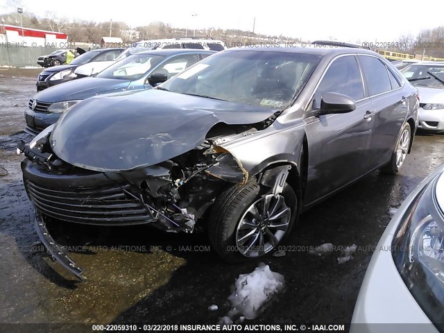 4T4BF1FK9GR522314 - 2016 TOYOTA CAMRY LE/XLE/SE/XSE GRAY photo 2