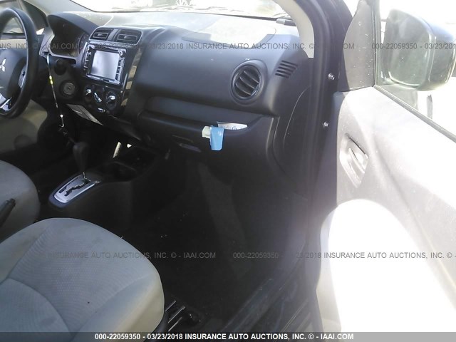 ML32F3FJ7HHF13578 - 2017 MITSUBISHI MIRAGE G4 ES შავი ფოტო 5