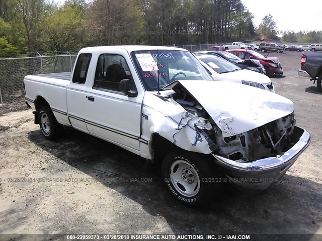 1FTCR14U1RPC49207 - 1994 FORD RANGER SUPER CAB WHITE photo 1