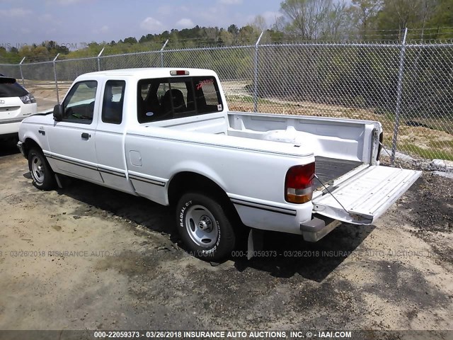 1FTCR14U1RPC49207 - 1994 FORD RANGER SUPER CAB WHITE photo 3