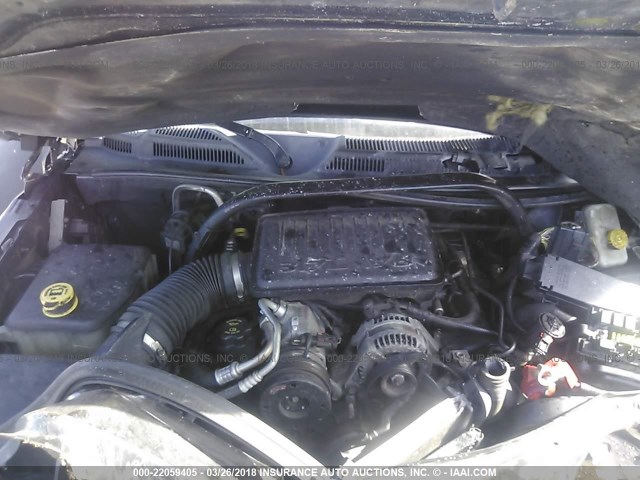 1J8HH48K16C269553 - 2006 JEEP COMMANDER BLACK photo 10