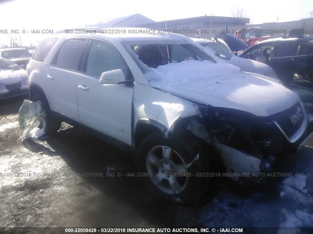 1GKER23D79J164279 - 2009 GMC ACADIA SLT-1 Білий фото 1