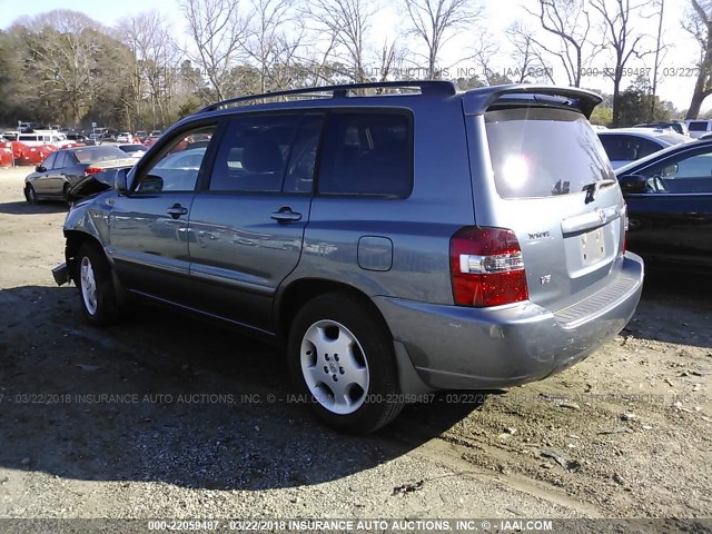 JTEDP21A050062033 - 2005 TOYOTA HIGHLANDER LIMITED GRAY photo 3