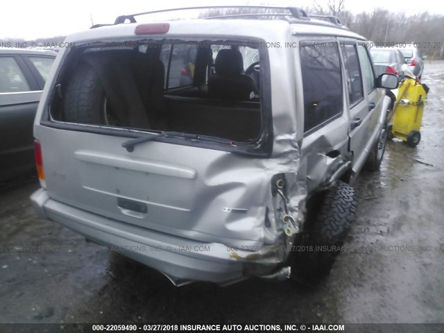 1J4FF58S01L534654 - 2001 JEEP CHEROKEE CLASSIC/LIMITED SILVER photo 4