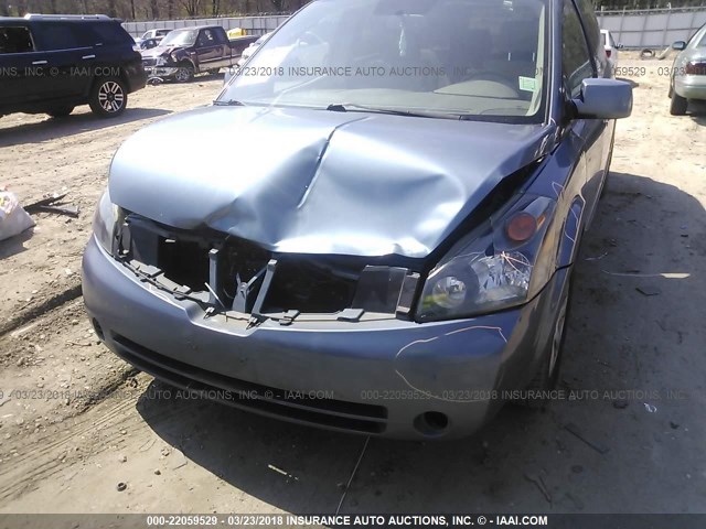 5N1BV28U88N106672 - 2008 NISSAN QUEST S/SE/SL BLUE photo 6