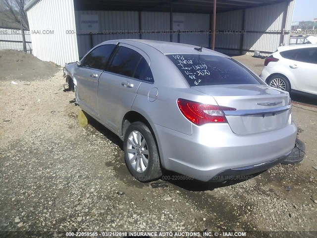 1C3BC1FG8BN503070 - 2011 CHRYSLER 200 TOURING SILVER photo 3