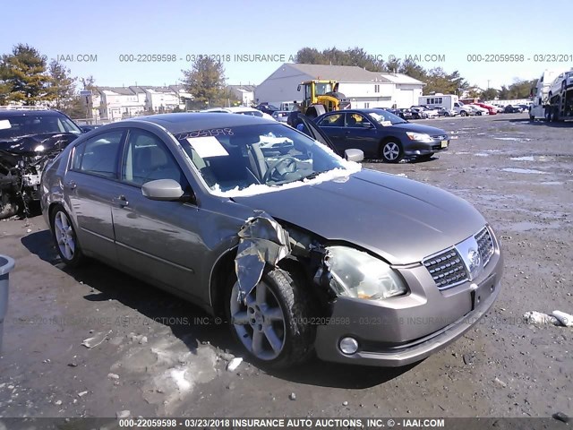 1N4BA41E96C812241 - 2006 NISSAN MAXIMA SE/SL SILVER photo 1