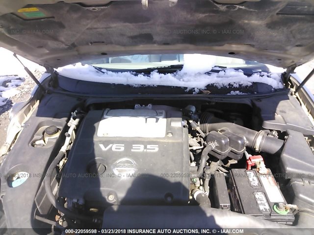 1N4BA41E96C812241 - 2006 NISSAN MAXIMA SE/SL SILVER photo 10