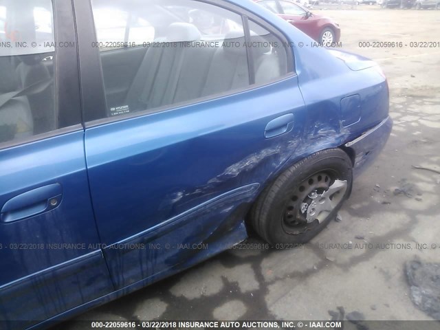 KMHDN46D46U271189 - 2006 HYUNDAI ELANTRA GLS/GT/LIMITED BLUE photo 6