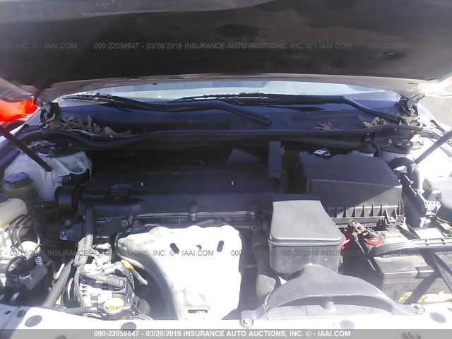 4T1BE46K17U669550 - 2007 TOYOTA CAMRY NEW GENERAT CE/LE/XLE/SE WHITE photo 10