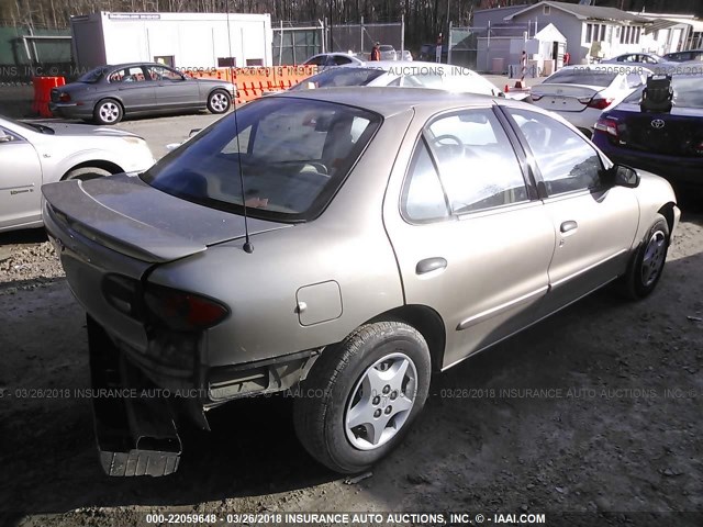 1G1JC524427113557 - 2002 CHEVROLET CAVALIER CNG 金色 照片 4