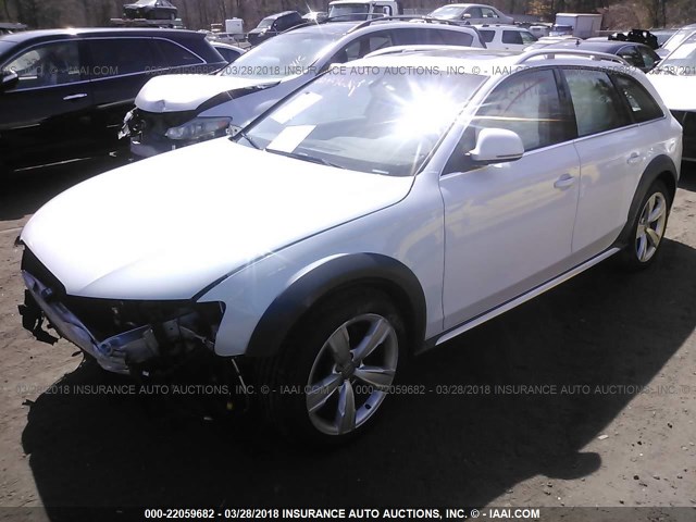 WA1UFAFL1DA163077 - 2013 AUDI A4 ALLROAD PREMIUM PLUS WHITE photo 2