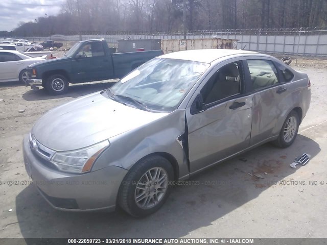 1FAHP35N18W194458 - 2008 FORD FOCUS SE/SEL/SES TAN photo 2