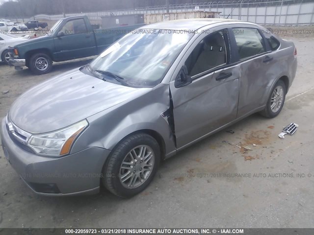 1FAHP35N18W194458 - 2008 FORD FOCUS SE/SEL/SES TAN photo 6