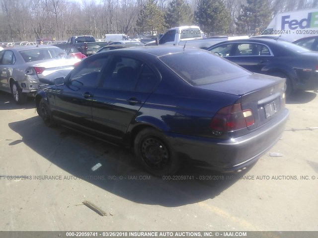 WBAAM3330XCA81770 - 1999 BMW 323 I AUTOMATIC BLUE photo 3