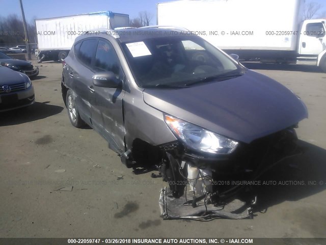 KM8JUCACXDU564882 - 2013 HYUNDAI TUCSON GLS/LIMITED ყავისფერი ფოტო 1