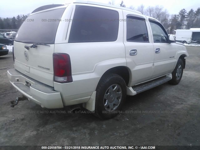 1GYEK63N74R149253 - 2004 CADILLAC ESCALADE LUXURY WHITE photo 4