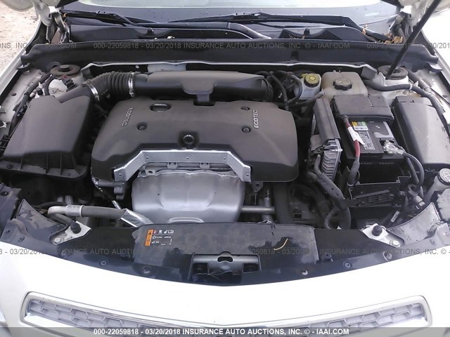 1G11H5SA9DF140768 - 2013 CHEVROLET MALIBU LTZ WHITE photo 10