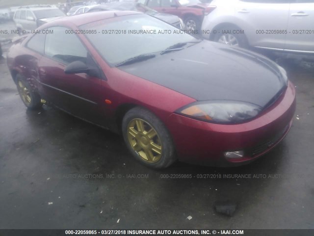 1ZWFT61L115613173 - 2001 MERCURY COUGAR V6 MAROON photo 1