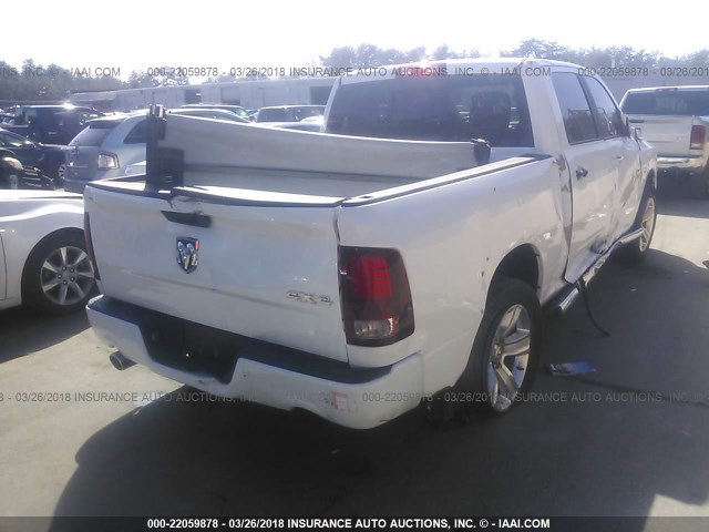 1C6RR7MT1FS653662 - 2015 RAM 1500 SPORT WHITE photo 4