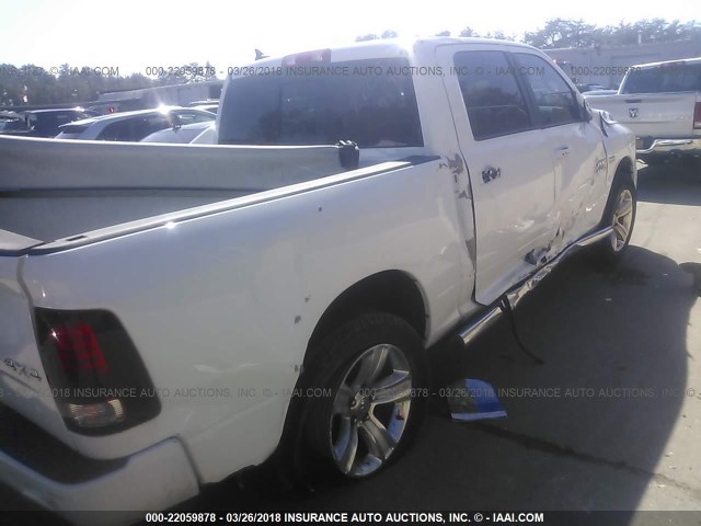 1C6RR7MT1FS653662 - 2015 RAM 1500 SPORT WHITE photo 6