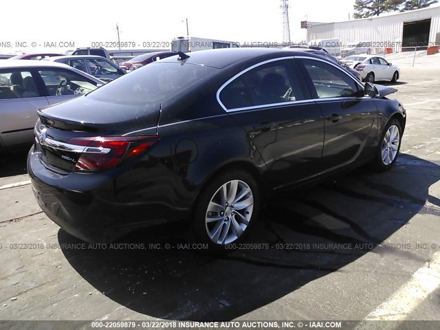 2G4GV5EK8E9290679 - 2014 BUICK REGAL BLACK photo 4