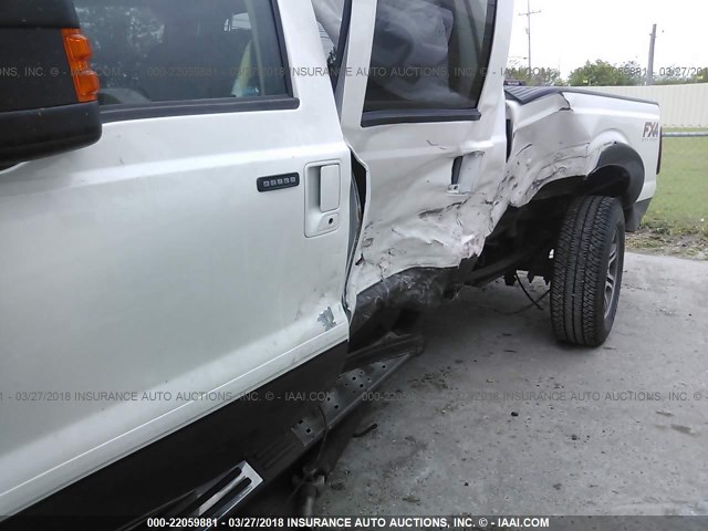 1FT7W2BT0GEB84952 - 2016 FORD F250 SUPER DUTY WHITE photo 6