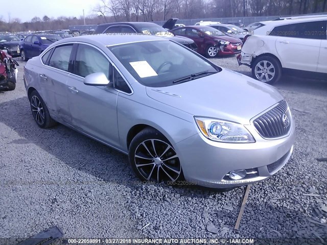 1G4PW5SK9G4171451 - 2016 BUICK VERANO SPORT TOURING SILVER photo 1