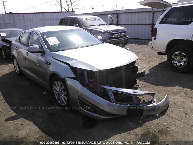 5XXGM4A76EG326896 - 2014 KIA OPTIMA LX SILVER photo 1