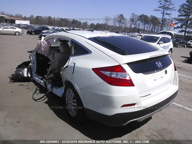 5J6TF3H35FL000850 - 2015 HONDA CROSSTOUR EX WHITE photo 3