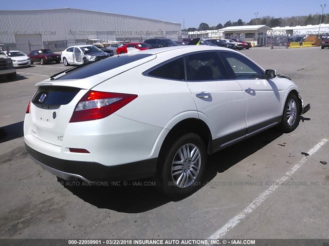 5J6TF3H35FL000850 - 2015 HONDA CROSSTOUR EX WHITE photo 4