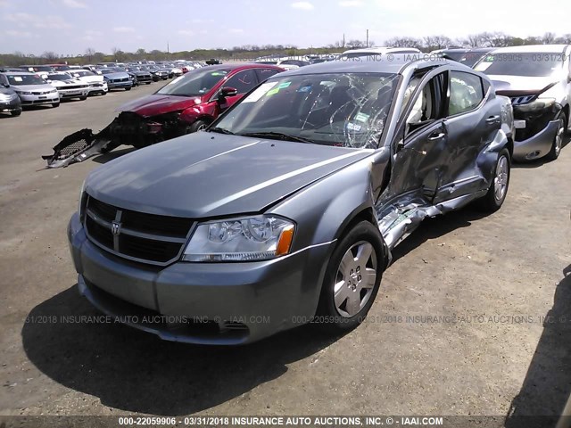 1B3CC4FB6AN185777 - 2010 DODGE AVENGER SXT GRAY photo 2