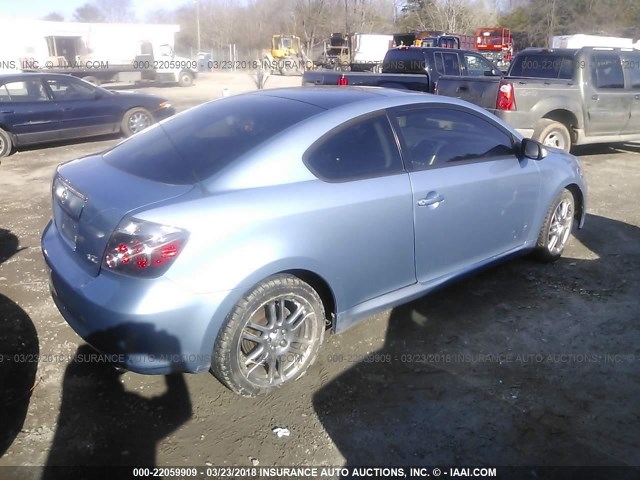 JTKDE167480272522 - 2008 TOYOTA SCION TC 蓝色 照片 4